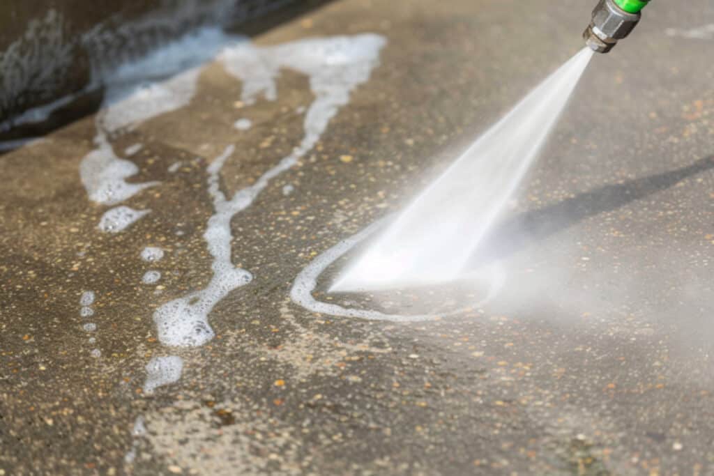 Pressure Washing Concrete