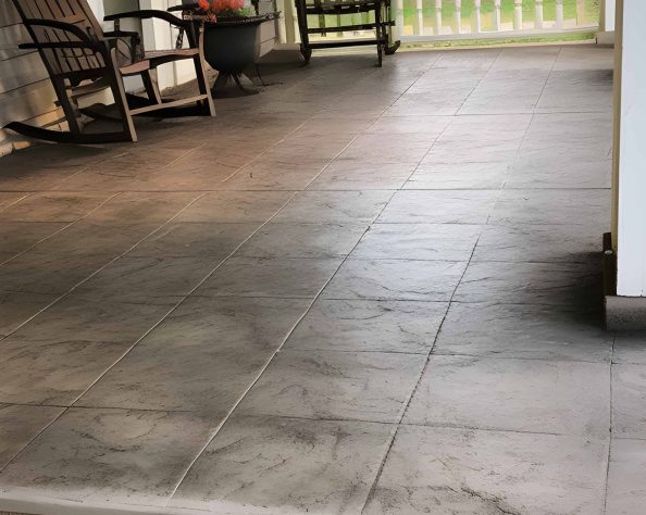 Stamped Concrete Porch Review By Mary Campbell
